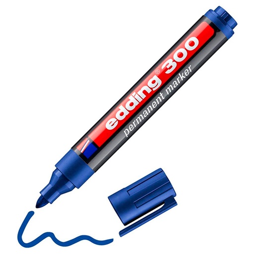 [120111] ROTULADOR EDDING 300 AZUL
