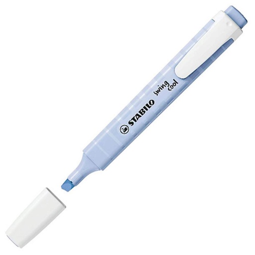 [081512] ROTULADOR FLUORESCENTE STABILO SWING COOL AZUL NUBLADO