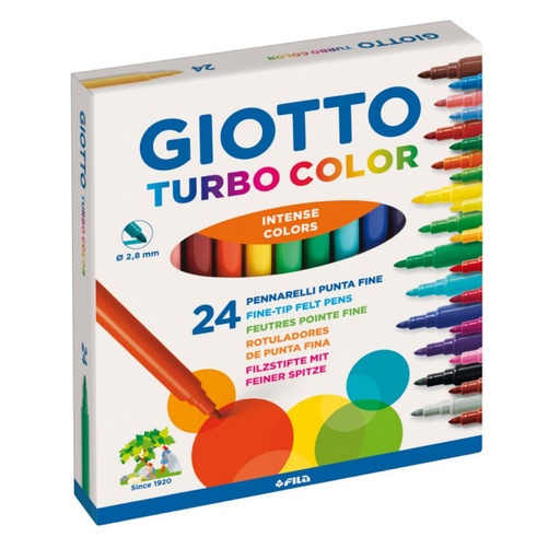 [649981] ROTULADOR GIOTTO TURBOCOLOR 24 COL