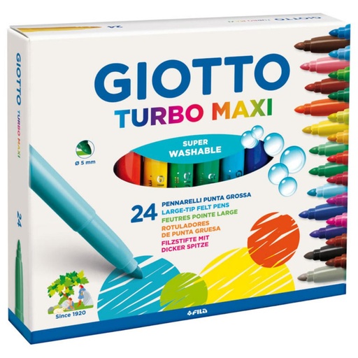 [649978] ROTULADOR GIOTTO TURBOMAXI 24 COL