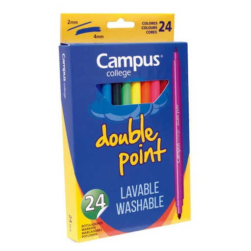 [080924] ROTULADOR JUMBO 2 PUNTAS 24COL