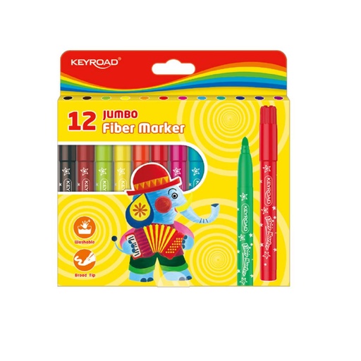 [640011] ROTULADOR KEYROAD JUMBO 12 COL