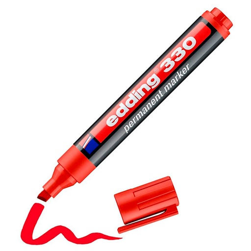 [120125] ROTULADOR PERMANENTE EDDING 330 ROJO