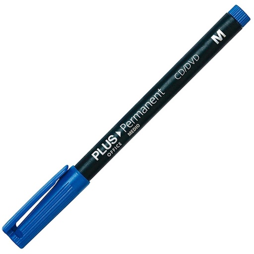 [080507] ROTULADOR PERMANENTE PLUS OFFICE PERMANENT MEDIO 1 MM. AZUL
