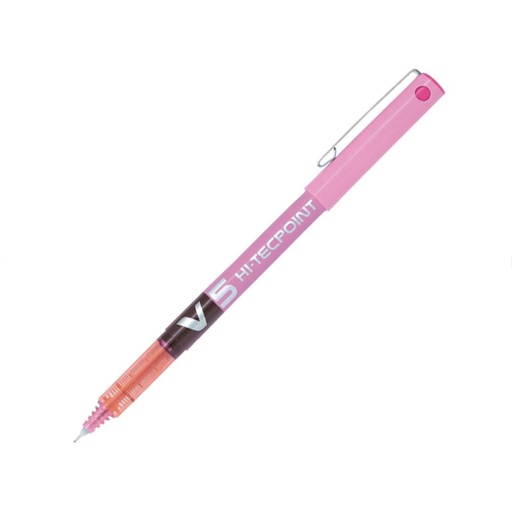 [080187] BOLÍGRAFO TINTA LÍQUIDA PILOT V5 ROSA