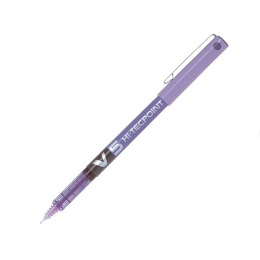 [080186] BOLÍGRAFO TINTA LÍQUIDA PILOT V5 VIOLETA