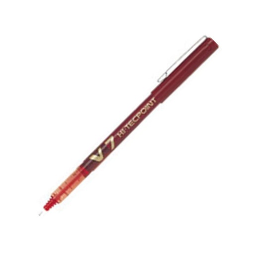 [080190] BOLÍGRAFO TINTA LÍQUIDA PILOT V7 ROJO