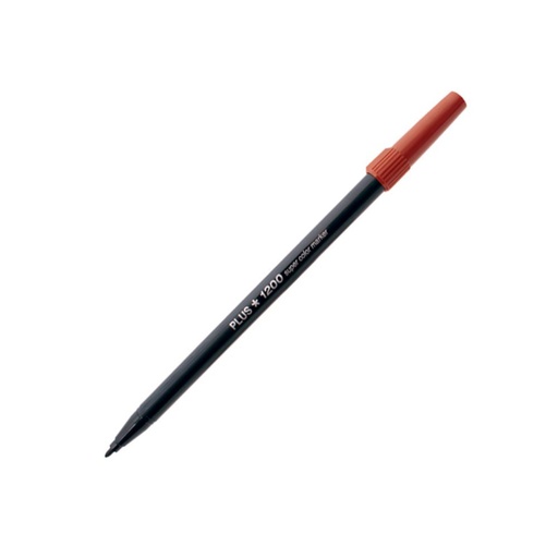 [080888] ROTULADOR PUNTA FIBRA PLUS OFFICE PLUS 1200 MARRON OSCURO