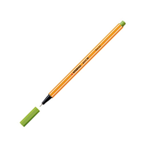 [119270] ROTULADOR STABILO POINT 88 VERDE MANZANA