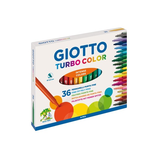[032426] SET 36 ROTULADORES GIOTTO TURBOCOLOR
