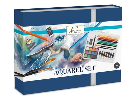 [000475] SET ACUARELA 34 PZS