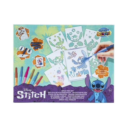 [863153] SET CANENCO AEROGRAFO LILO STITCH