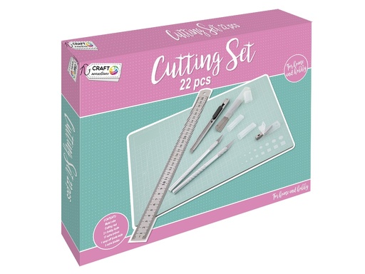 [789450] SET CORTE A4 C/CUTTER 22PZS CR1158/GE