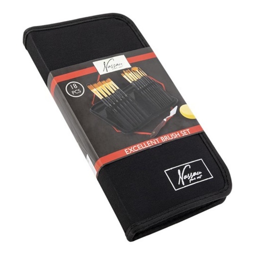 [600489] SET PINCELES NASSAU 17PZS