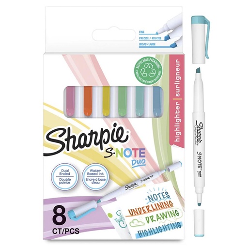 [119671] SHARP.S-NOTE DUO DOB.8UD.SURT.