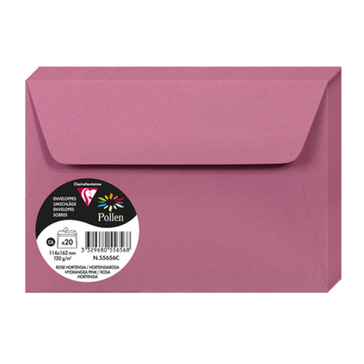 [032886] SOBRE POLL.114X162 ROSA 20UD