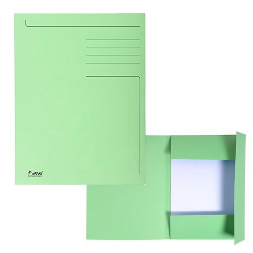 [180811] SUBCARPETA EXACOMP A4 3 SOLAPAS VERDE
