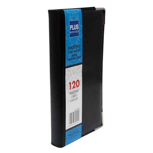 [180795] TARJETERO 120 P.P. MAKRO NEGRO