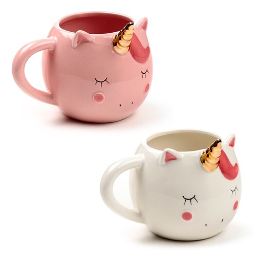 [000626] TAZA CERÁMICA 3D UNICORNIO