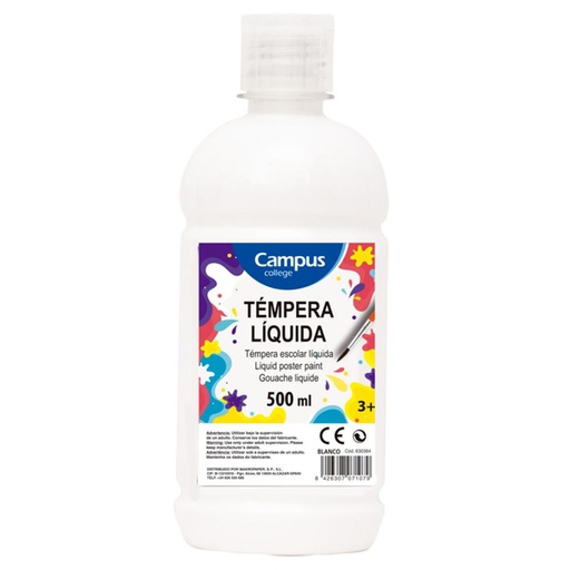 [630384] TEMPERA 500gr.LIQ. BLANCO