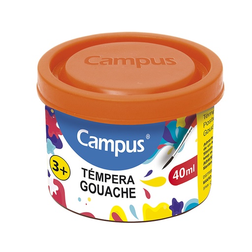 [630377] TEMPERA CAMPUS 40ML NARANJA