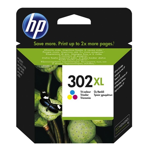 [165958] TINTA HP Nº302XL F6U67AE COLOR