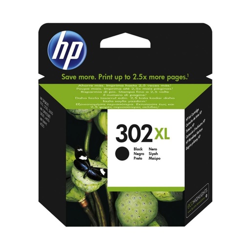 [165957] TINTA HP Nº302XL F6U68AE NEGRO