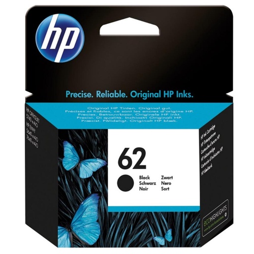 [166074] TINTA HP Nº62 NEGRO C2P04AE