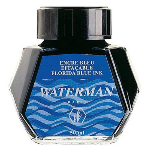 [119599] TINTERO WATERMAN 50ML AZUL FLO