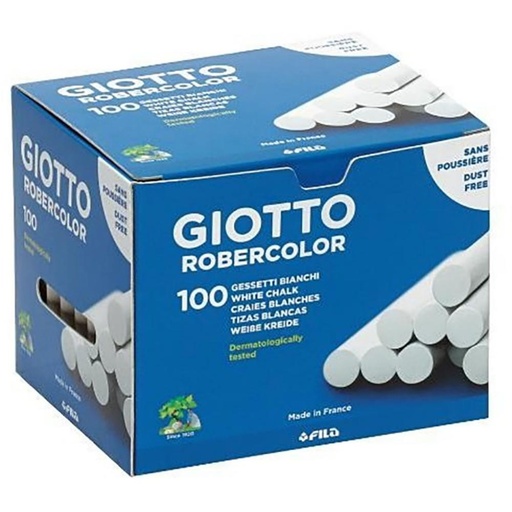 [630011] TIZA BLANCA ROBERCOLOR C/100