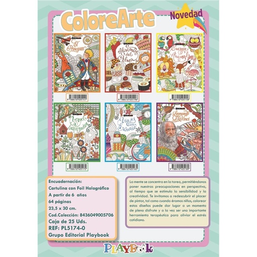 [927122] LIBRO MANDALAS COLORE ARTE 6 MOD.