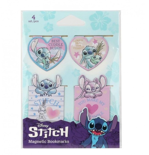 [972241] SET 4 MARCAPAGINAS MAGNETICOS STITCH 75354PTR