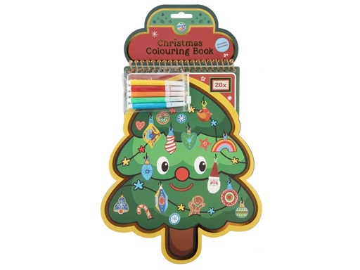 [972546] LIBRO COLOREAR ARBOL NAVIDAD 30CM 20H
