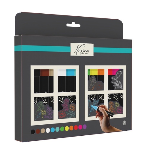 [972586] ROTULADOR VENTANA/CHALK 12UDS