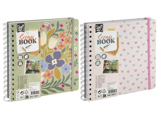 [972587] BLOC SCRAPBOOK 20,5X20,5CM 40H 220GR