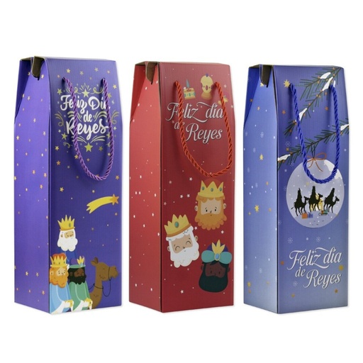 [972634] CAJA BOTELLA REYES MAGOS