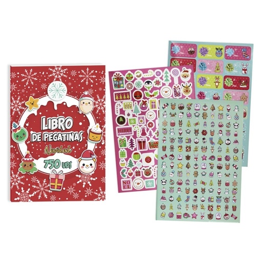 [972641] LIBRO PEGATINAS NAVIDAD 750UD