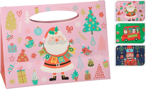 [972678] GIFTBAG MEDIUM 3ASS XMAS