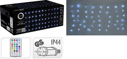 [972741] CURTAIN LIGHTS 120LED WHITE