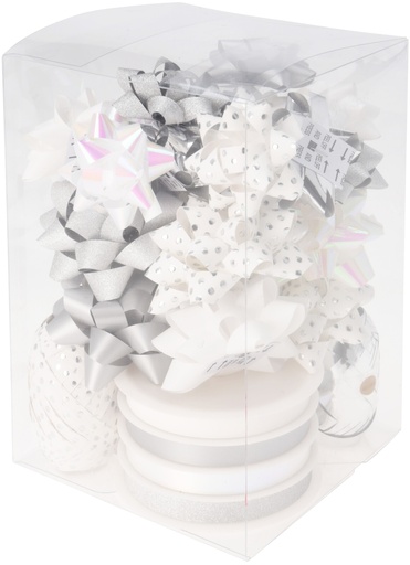 [972757] WRAPPING DECO SET BOW AND RIBB