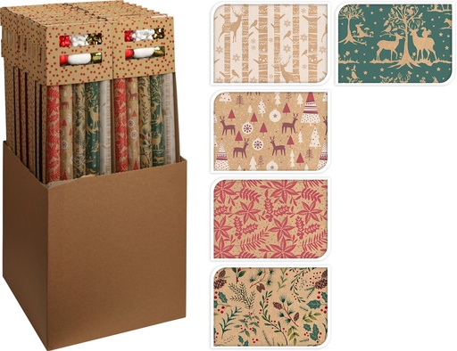 [972780] SET.PAPEL REGALO 11PZAS.NOEL