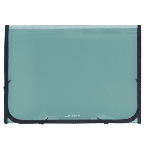 [181240] CLASIFICADOR PLUS PP GOMA 12D.TRASL.VERDE CL