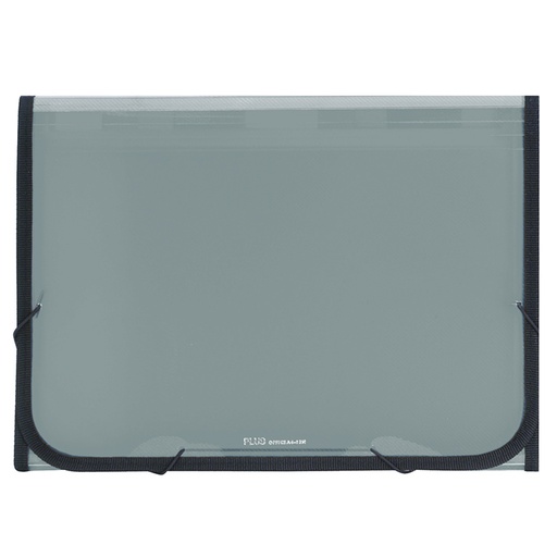 [181242] CLASIFICADOR PLUS PP GOMA 12 DEPARTAMENTOS TRASL. GRIS