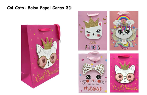 [973173] COL.CATS: BOLSAS PAPEL M 3D