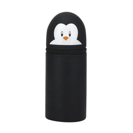 [688851] PORTATODO CAMPUS SILICONA PINGÜINO NEGRO