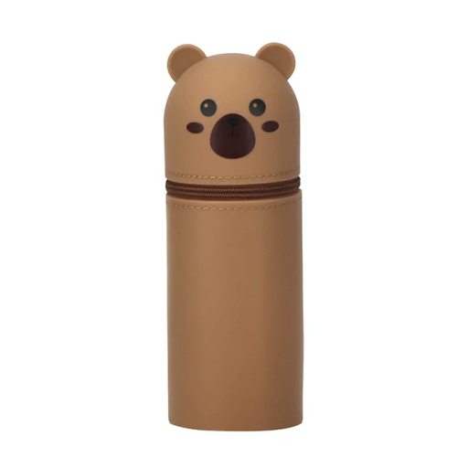 [688853] PORTATODO CAMPUS SILICONA OSO MARRON
