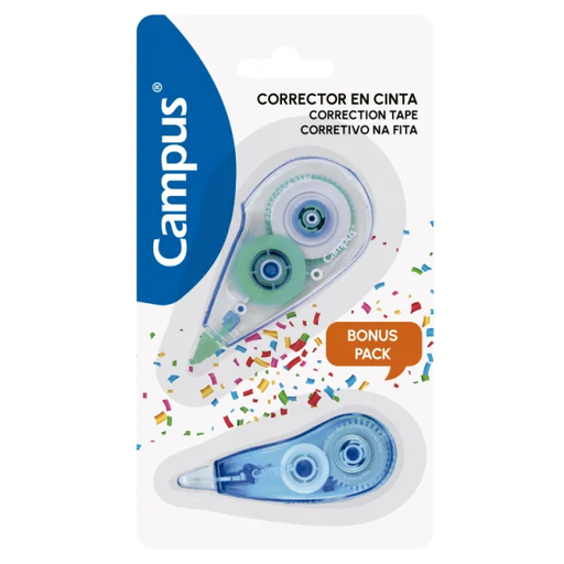 [081459] CORRECTOR EN CINTA CAMPUS TX+TWO MINI