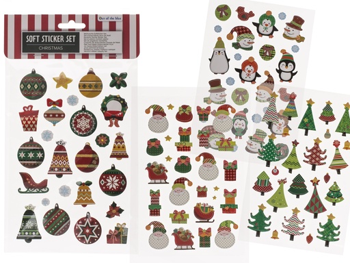 [973268] SET PEGATINAS BLANDAS NAVIDAD 160034