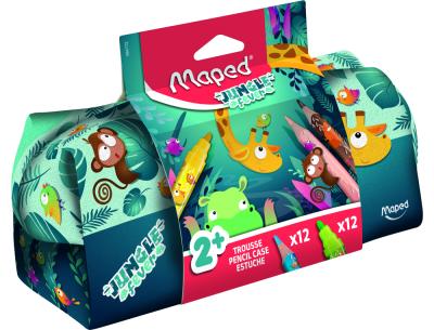 [973369] ESTUCHE JUNGLE 12 ROT.+12 LAP.