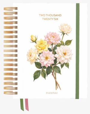 [973473] AGENDA ANUAL 2026 S.V. WIRE-O CRIMSON BLOOM